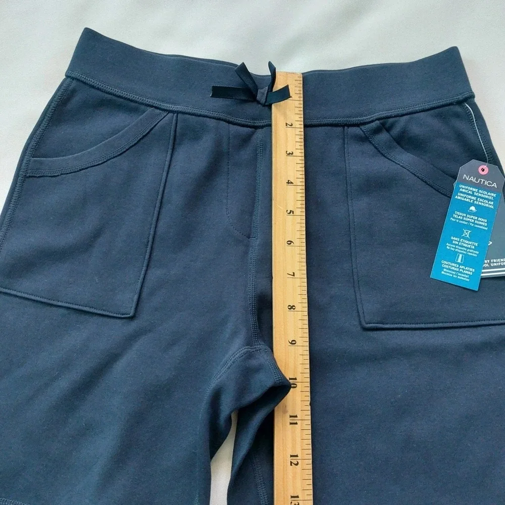 Nautica Girls School Uniform Sensory Friendly Sof  Pull On‎ Short L 12-14